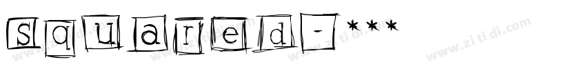 Squared字体转换