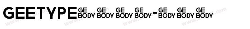 geetype涩谷和音字体转换