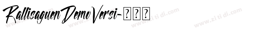 RallisaguenDemoVersi字体转换