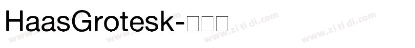 HaasGrotesk字体转换