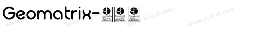 Geomatrix字体转换
