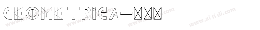 Geometrica字体转换