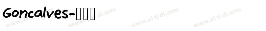 Goncalves字体转换