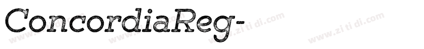 ConcordiaReg字体转换