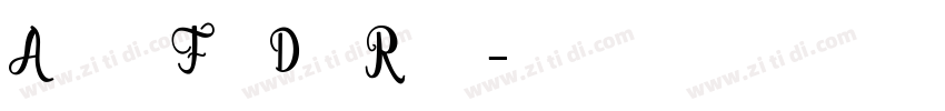 AislingFreeDemoRegul字体转换