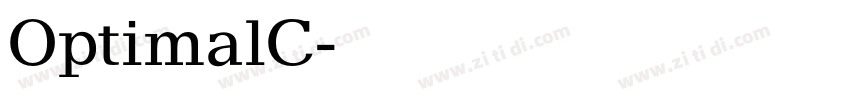 OptimalC字体转换