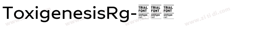 ToxigenesisRg字体转换