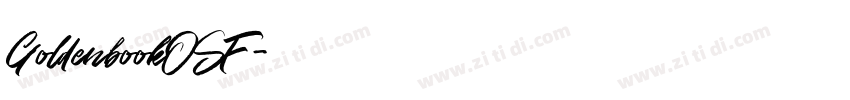 GoldenbookOSF字体转换