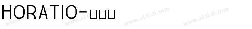 HORATIO字体转换
