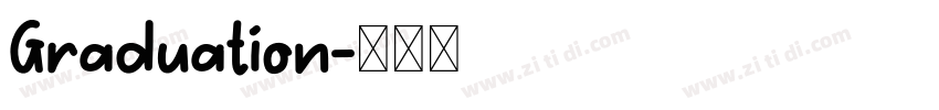 Graduation字体转换