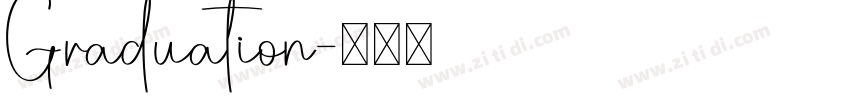 Graduation字体转换