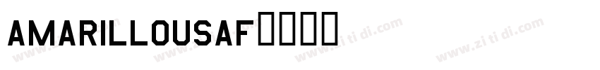 AmarilloUSAF字体转换