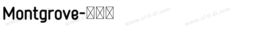 Montgrove字体转换