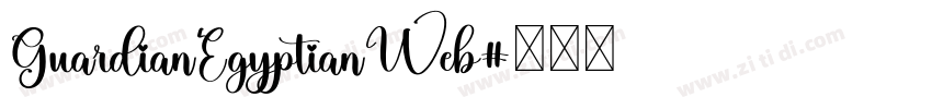 GuardianEgyptianWeb字体转换