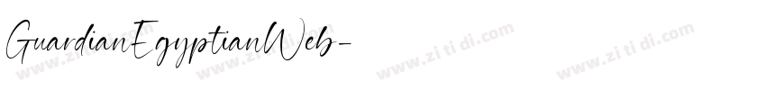 GuardianEgyptianWeb字体转换