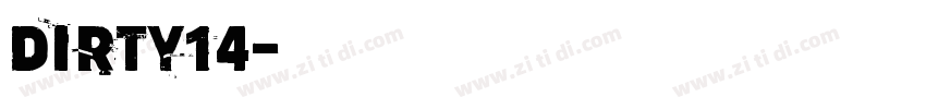 Dirty14字体转换
