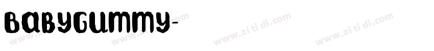 BabyGummy字体转换