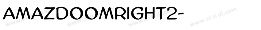 AmazDooMRight2字体转换