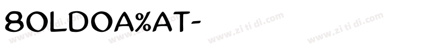 BoldoaMat字体转换