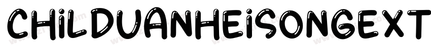 ChilDuanHeiSongExtra字体转换