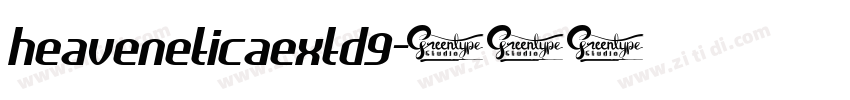 heaveneticaextd9字体转换