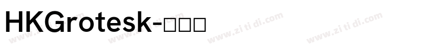 HKGrotesk字体转换