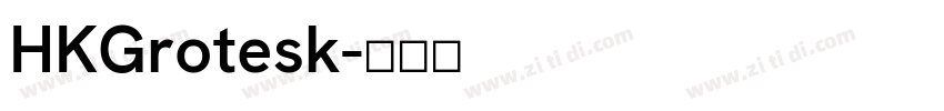 HKGrotesk字体转换
