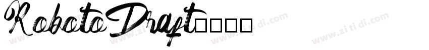 RobotoDraft字体转换