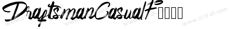 DraftsmanCasualF字体转换