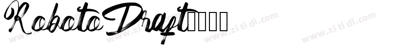 RobotoDraft字体转换