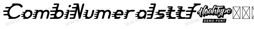 CombiNumeralsttf字体转换