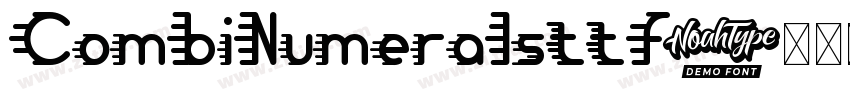 CombiNumeralsttf字体转换