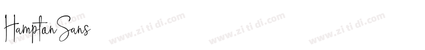 HamptonSans字体转换