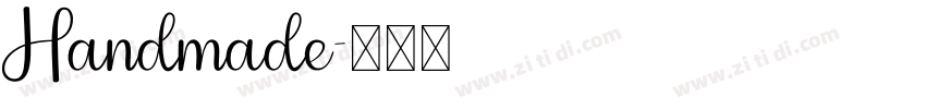 Handmade字体转换