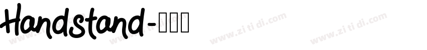 Handstand字体转换