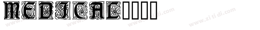 Medical字体转换