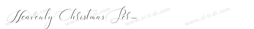 HeavenlyChristmasPer字体转换