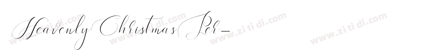HeavenlyChristmasPer字体转换
