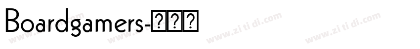 Boardgamers字体转换