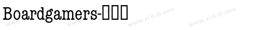 Boardgamers字体转换