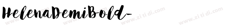 HelenaDemiBold字体转换