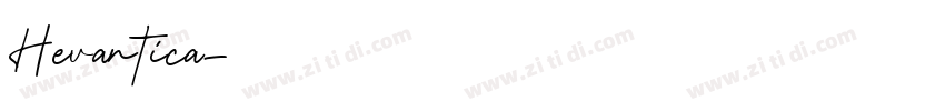 Hevantica字体转换