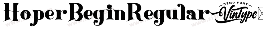 HoperBeginRegular字体转换