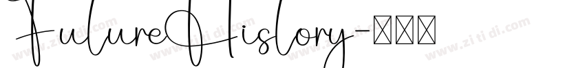 FutureHistory字体转换