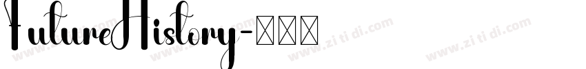 FutureHistory字体转换