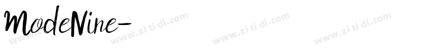 ModeNine字体转换