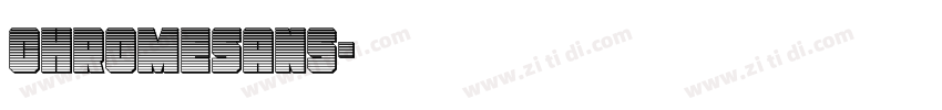 ChromeSans字体转换