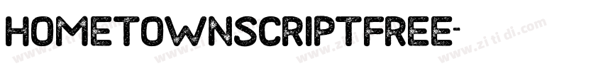 HometownScriptFree字体转换
