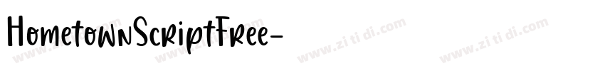 HometownScriptFree字体转换
