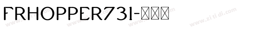 FRHopper731字体转换